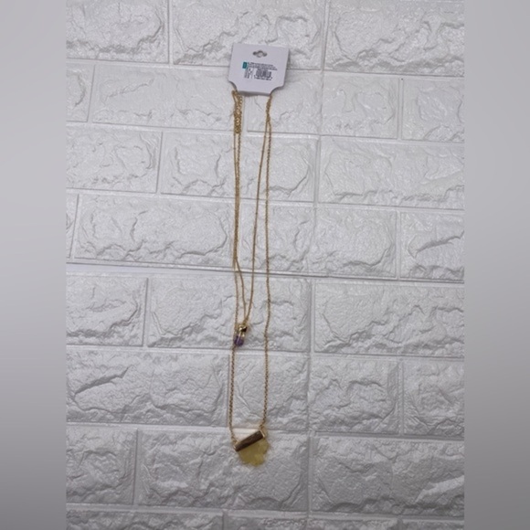 Target Fashion Jewelry 2 Strand Necklace 1 Piece Gold Tone - Picture 9 of 9